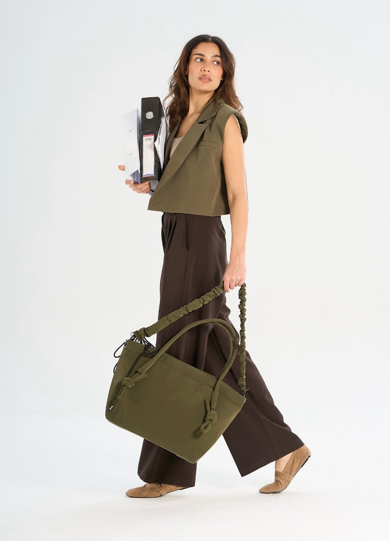 Zuri Via Tote - Olive - Image 1